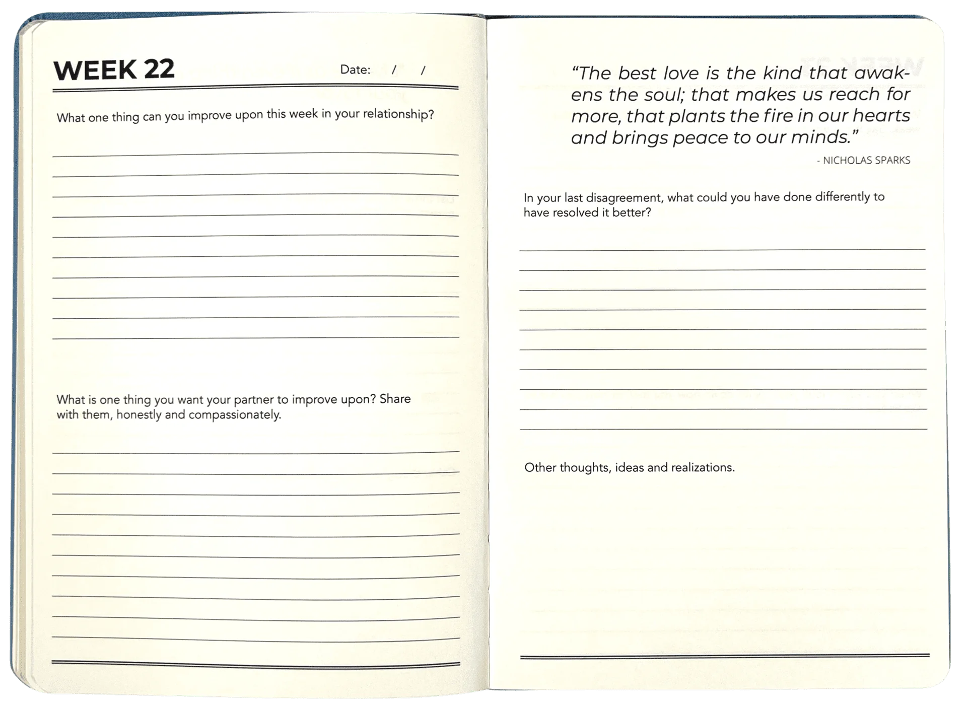 Buy 2 Lover's Journals - A Relationship Journal with prompts – Lovers  Unlimited